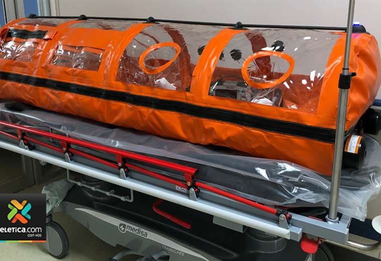 Conozca la cápsula para trasladar pacientes con Covid-19