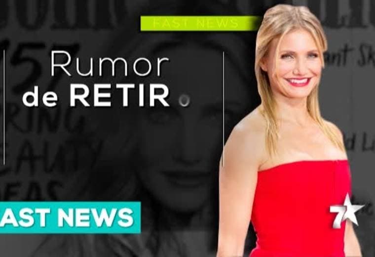 El rumor del retiro de Cameron Díaz se propagó en pocos minutos por todo el mundo. En una entrevista realizada por The Metro, la actriz Selma Blair afirmó que su colega Cameron Díaz "estaba harta" de la industria y se retiraría. Los argumentos serían su agradable vida en pareja y el aprovechamiento del tiempo libre. "No necesita hacer más películas" agregó Blair. Después de que el anuncio se multiplicó, Selma Blair tuvo que aclarar el malentendido por medio de su cuenta de Twitter, "Estaba haciendo una broma en una entrevista". Aclaró que Diaz no se retira y que ella continuará siendo su portavoz, burlándose del gran revuelo que causó su declaración.
