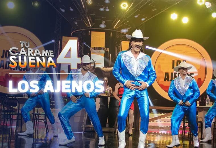 Jorge Madrigal abrió la gala siete de Tu Cara Me Suena con imitación de Los Ajenos