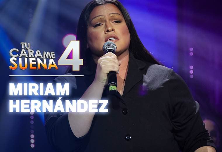 Jorge Chicas se trasformó en Miriam Hernández en Tu Cara Me Suena