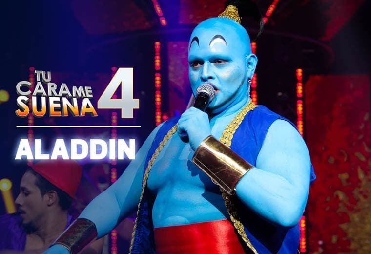 Jorge Chicas fue el Genio de Aladino en Tu Cara Me Suena