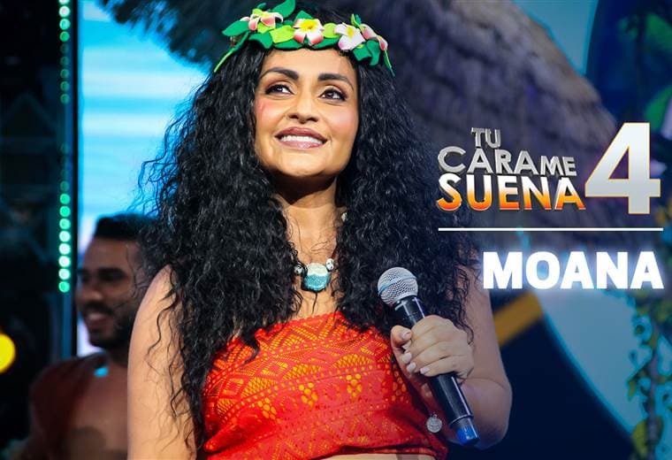 Arlene Elizondo se transformó en Moana en Tu Cara Me Suena