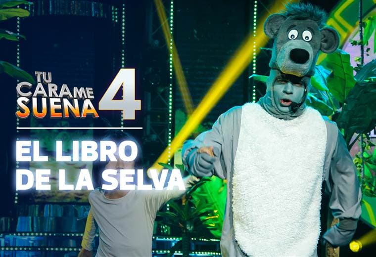 Gallina fue El Libro de la Selva en Tu Cara Me Suena en la noche de Disney
