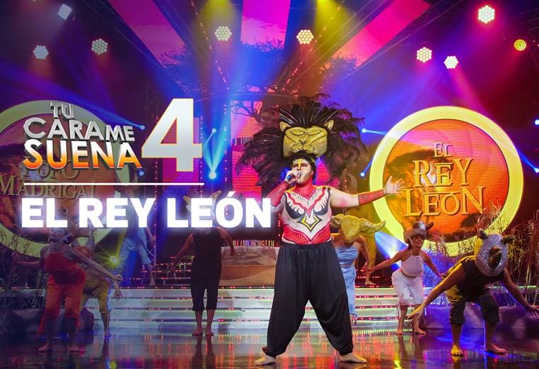 Fofo Madrigal abrió la novena gala de Tu Cara Me Suena como El Rey León