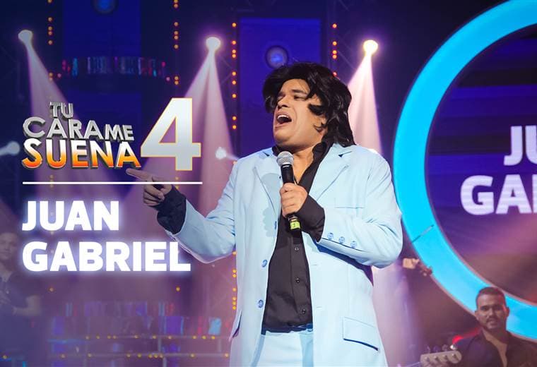 Gallina abrió la sexta gala de Tu Cara Me Suena con imitación de Juan Gabriel