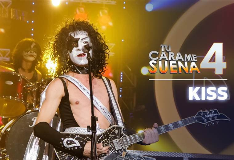 Jorge Madrigal abrió la gala 12 de Tu Cara Me Suena como Kiss