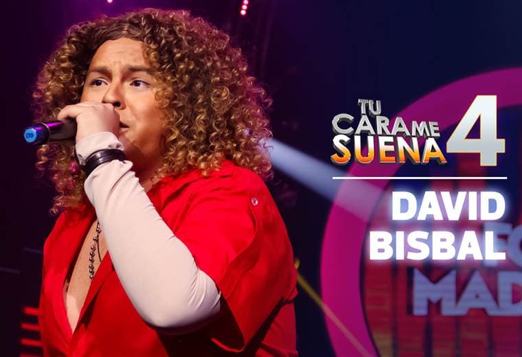 Fofo Madrigal interpretó a David Bisbal en la gala 12 de Tu Cara Me Suena