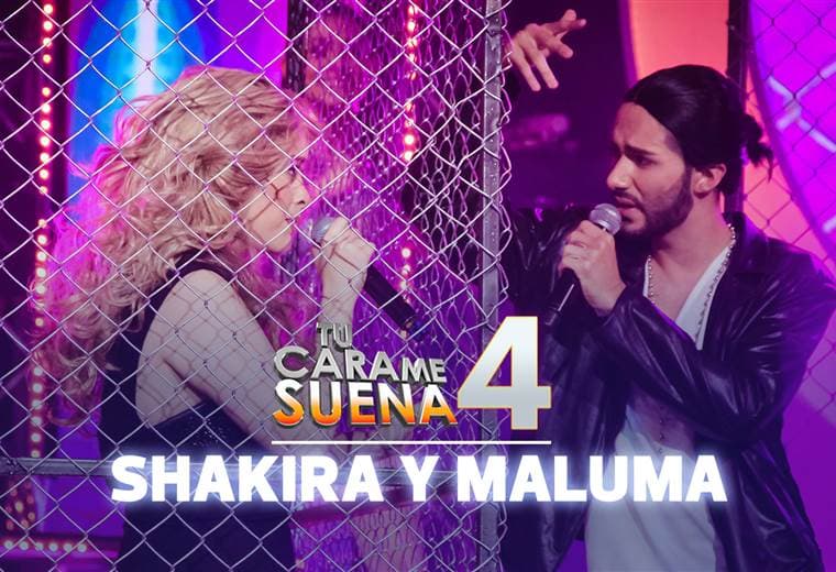 Maluma y Shakira fueron imitados por Made y David Nick en la gala 13 de Tu Cara Me Suena
