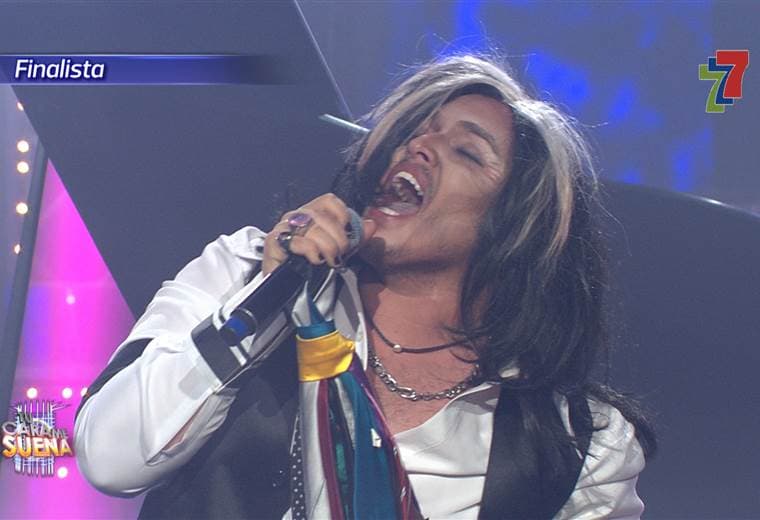 Jorge Chicas impresionó en la última gala de Tu Cara Me Suena al imitar a Steven Tyler