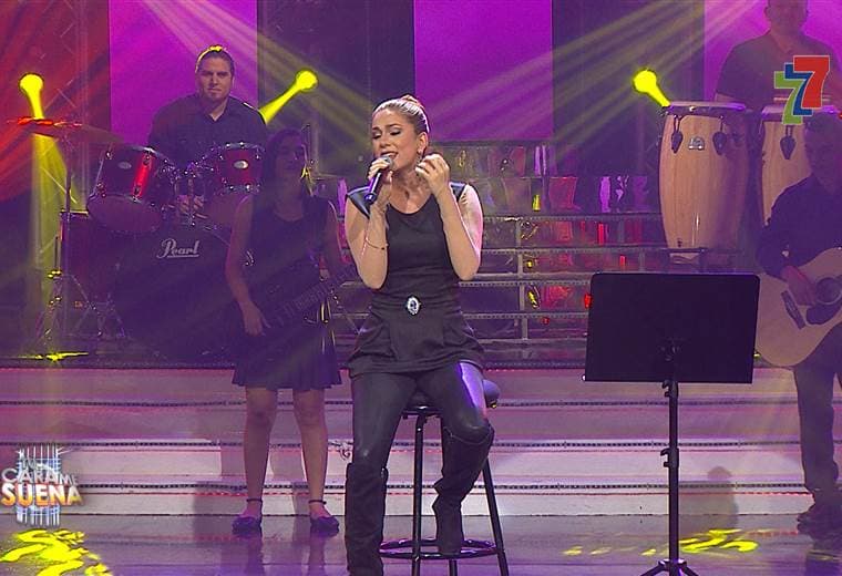 Valeria Sibaja interpretó a La Quinta Estación en la final de Tu Cara Me Suena