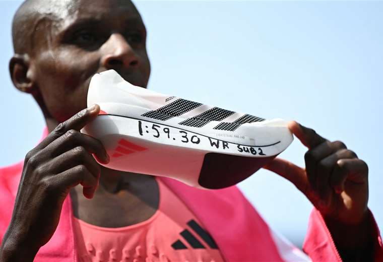 Sabastian Sawe. AFP