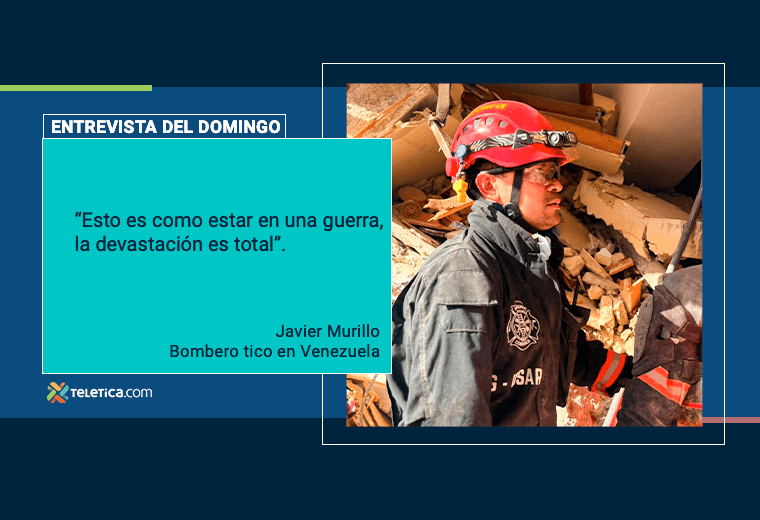 Entre escombros y esperanza: la misión que cambió la vida de un bombero tico