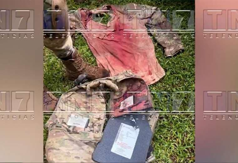 Imágenes muestran cómo quedaron chalecos del SERT tras tiroteo con "Diablo"