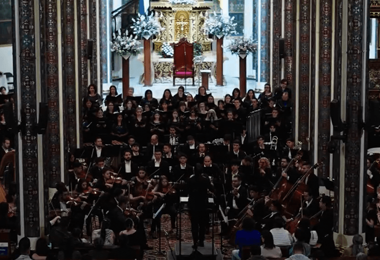 Basílica de los Ángeles también es un escenario para la cultura y la música sacra