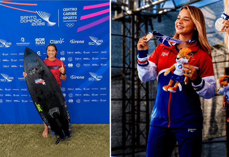 Rachel Agüero, oro en surf de Santo Domingo/Prensa CON