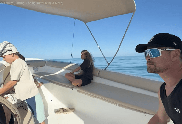 Video: Así fueron las vacaciones de Chris Hemsworth y su familia en Costa Rica