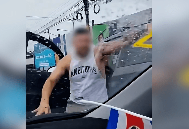 "Ya las tengo medidas": agresor de San Ramón atacó el mismo carro dos días seguidos